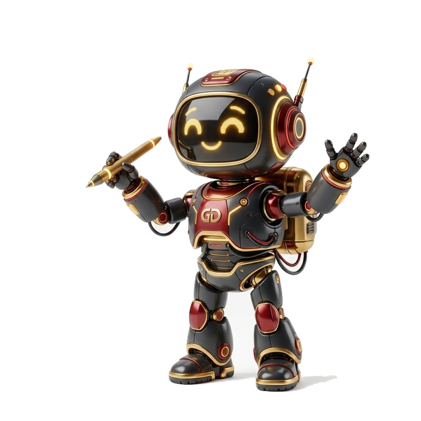 Robô GD, mascote da Galeria Digital